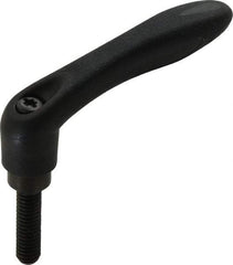 Gibraltar - 5/16-18, 0.53" Hub Diam, Thermoplastic Elastomer Adjustable Clamping Handle - 1.18" Stud Length - Top Tool & Supply