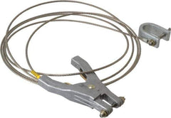 Hubbell Workplace - 19 AWG, 10 Ft., C-Clamp, Hand Clamp, Grounding Cable with Clamps - Noninsulated - Top Tool & Supply