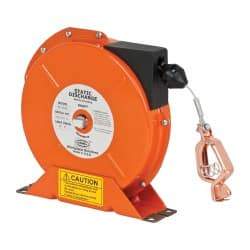 Hubbell Workplace - 1/8 Inch x 30 Ft. Stranded Cable Grounding Reel - Spring Driven Reel - Top Tool & Supply