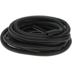 Value Collection - 25' Long, Flexible Wire Loom Conduit - Plastic, 5/8" ID - Top Tool & Supply