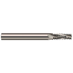 Harvey Tool - 1/2-32 Internal/External 32 TPI 3/8" Shank 6-Flute Solid Carbide Helical Flute Thread Mill - Exact Industrial Supply