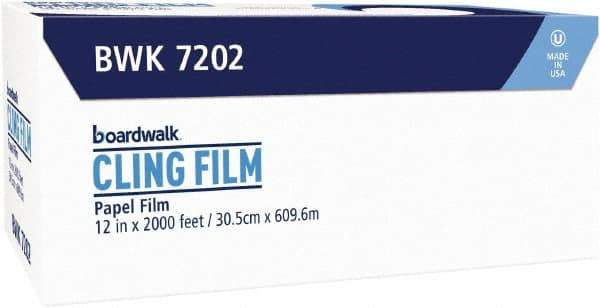 Boardwalk - PVC Food Wrap Film, 12" x 2,000' Roll - Use with Food Protection - Top Tool & Supply