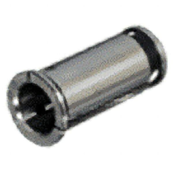 Iscar - 1/4" ID x 3/4" OD, Sealed Hydraulic Chuck Sleeve - Steel, 2" Length Under Head - Exact Industrial Supply