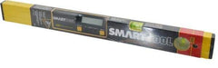 Smart Tool - 24" Long 2 Vial Box Beam Level - Aluminum, Silver, 1 Level & 1 Plumb Vials - Top Tool & Supply