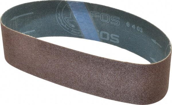 Made in USA - 2" Wide x 18-15/16" OAL, 60 Grit, Aluminum Oxide Abrasive Belt - Aluminum Oxide, Medium, Coated - Top Tool & Supply