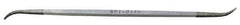 Grobet - 6" OAL Fine Square Riffler Diamond File - 1 LOC, 126 Grit - Top Tool & Supply