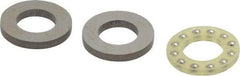 Boston Gear - 3/8" Inside x 11/16" Outside Diam, 9/32" Thick, Alloy Steel Ball Thrust Bearing - Top Tool & Supply