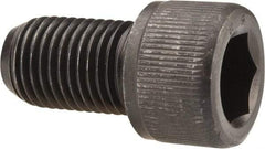 Value Collection - 3/8-24 UNF Hex Socket Drive, Socket Cap Screw - Alloy Steel, Black Oxide Finish, Fully Threaded, 5/8" Length Under Head - Top Tool & Supply