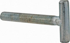 Gibraltar - 1/4-28, 1-1/2" Thread Length, Zinc Plated, Steel T Strap Bolt - 2" Length Under Head, Grade 5, 1" Head Width x 1/4" Head Height - Top Tool & Supply