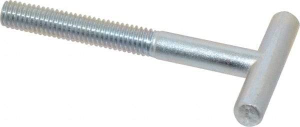 Gibraltar - 3/8-16, 2" Thread Length, Zinc Plated, Steel T Strap Bolt - 3-1/2" Length Under Head, Grade 5, 2" Head Width x 3/8" Head Height - Top Tool & Supply