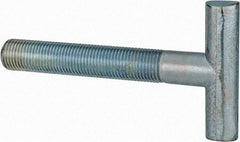 Gibraltar - 1/2-20, 2-1/2" Thread Length, Zinc Plated, Steel T Strap Bolt - 3-1/2" Length Under Head, Grade 5, 2" Head Width x 1/2" Head Height - Top Tool & Supply