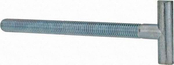 Gibraltar - 1/2-13, 5-1/2" Thread Length, Zinc Plated, Steel T Strap Bolt - 6-1/2" Length Under Head, Grade 5, 2" Head Width x 1/2" Head Height - Top Tool & Supply