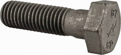 Made in USA - 5/8-11 Thread, 2-1/4" Length Under Head, Alloy Steel Hex Head Bolt - Uncoated, UNC Thread, ASTM A193, Grade B7 - Top Tool & Supply