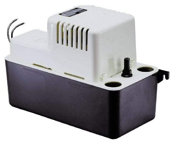 Little Giant Pumps - 1 Gallon Tank Capacity, 115 Volt, 45 Shutoff Pump, Condensate System - Top Tool & Supply