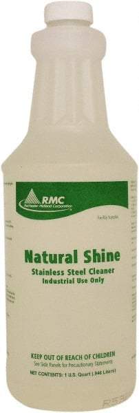 Rochester Midland Corporation - 1 Quart Liquid Metal Cleaner - Mild Scent, Bottle - Top Tool & Supply