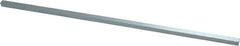 Precision Brand - 12" Long x 1/4" High x 1/4" Wide, Zinc-Plated Key Stock - Low Carbon Steel - Top Tool & Supply