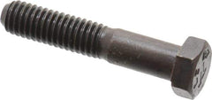 Made in USA - 3/8-16 Thread, 2" Length Under Head, Alloy Steel Hex Head Bolt - Uncoated, UNC Thread, ASTM A193, Grade B7 - Top Tool & Supply