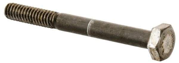 Made in USA - 1/4-20 Thread, 2-1/2" Length Under Head, Alloy Steel Hex Head Bolt - Uncoated, UNC Thread, ASTM A193, Grade B7 - Top Tool & Supply