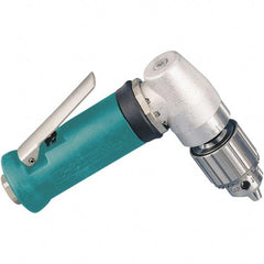 Dynabrade - 1/4" Keyed Chuck - Right Angle Handle, 15,000 RPM, 0.4 hp, 90 psi - Top Tool & Supply