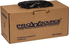 PRO-SOURCE - 1.55 mil Thick, Heavy-Duty Trash Bags - 39" Wide x 46" High, Black - Top Tool & Supply