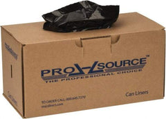 PRO-SOURCE - 1.55 mil Thick, Heavy-Duty Trash Bags - 43" Wide x 48" High, Black - Top Tool & Supply