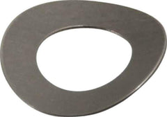 Gardner Spring - #10 Bolt, 0.2" ID, Grade 301 Stainless Steel, Curved Disc Spring - 0.37" OD, 0.047" High, 0.009" Thick - Top Tool & Supply