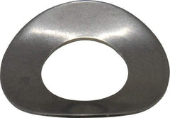 Gardner Spring - 1/4" Bolt, 0.265" ID, Grade 301 Stainless Steel, Curved Disc Spring - 0.551" OD, 0.06" High, 0.015" Thick - Top Tool & Supply