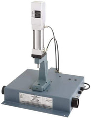 JT&M - 3/4" Ram, 2-1/16" Throat Depth, 660 Lb Pneumatic Arbor Press - 5" Max Work Height x 16" Max Work Width, 18.38" Base Width x 16.12" Base Depth - Top Tool & Supply