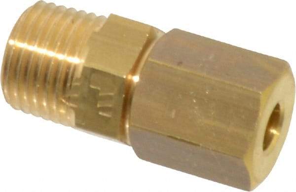 Legris - 4mm OD, Brass Male Connector - 300 Max Working psi, -40 to 210°F, Comp x MBSPT Ends - Top Tool & Supply