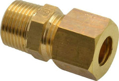 Legris - 10mm OD, Brass Male Connector - 330 Max Working psi, -40 to 210°F, Comp x MBSPT Ends - Top Tool & Supply