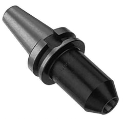 Collis Tool - BT40 Taper Shank 3/16" Hole End Mill Holder/Adapter - 11/16" Nose Diam, 2-1/2" Projection, 10-32 Drawbar - Exact Industrial Supply