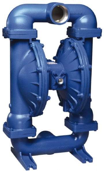 SandPIPER - 3" NPT, Metallic, Air Operated Diaphragm Pump - PTFE Diaphragm, Stainless Steel Housing - Top Tool & Supply