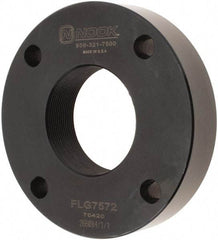 Nook Industries - 4.2" Flange OD x 0.83" Thickness Precision Acme Mounting Flange - For 1-1/4 & 1-1/2" Bars, 4 Mounting Holes, Steel - Top Tool & Supply