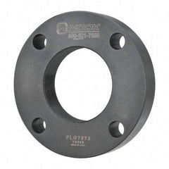 Nook Industries - 4.94" Flange OD x 0.9" Thickness Precision Acme Mounting Flange - For 2-4 Bars, 4 Mounting Holes, Steel - Top Tool & Supply