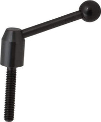 J.W. Winco - 3/8-16, 0.53" Hub Diam, Steel Threaded Stud Adjustable Clamping Handle - Top Tool & Supply