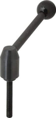 J.W. Winco - 3/8-16, Steel Threaded Stud Adjustable Clamping Handle - 4.33" OAL, 1.91" High - Top Tool & Supply