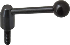 J.W. Winco - 1/2-13, Steel Threaded Stud Adjustable Clamping Handle - 4.33" OAL, 1.91" High - Top Tool & Supply