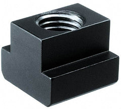 HALDER - M12 Tapped Through T Slot Nut - 15.6mm Slot Width, 25 x 9mm Base Width x Height, 25 x 18mm OAL x Height - Top Tool & Supply