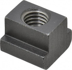 HALDER - M8 Tapped Through T Slot Nut - 9.6mm Slot Width, 15 x 6mm Base Width x Height, 15 x 12mm OAL x Height - Top Tool & Supply