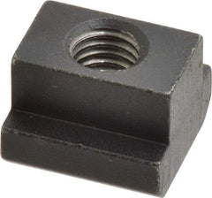 HALDER - M10 Tapped Through T Slot Nut - 13.6mm Slot Width, 22 x 8mm Base Width x Height, 22 x 16mm OAL x Height - Top Tool & Supply