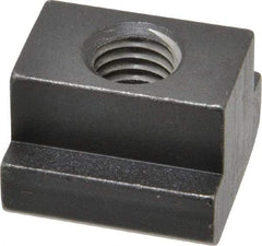 HALDER - M12 Tapped Through T Slot Nut - 17.6mm Slot Width, 28 x 10mm Base Width x Height, 28 x 20mm OAL x Height - Top Tool & Supply