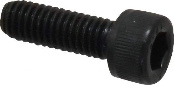 Value Collection - M6x1.00 Metric Coarse Hex Socket Drive, Socket Cap Screw - Grade 12.9 Alloy Steel, Black Oxide Finish, Fully Threaded, 18mm Length Under Head - Top Tool & Supply