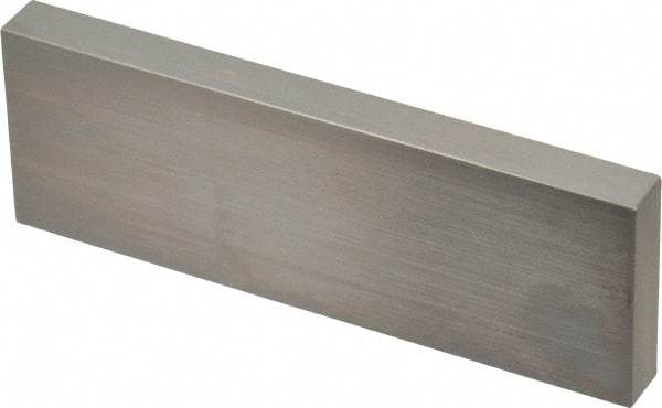 Mitutoyo - 4" Rectangular Steel Gage Block - Accuracy Grade AS-1, Includes Certificate of Inspection - Top Tool & Supply