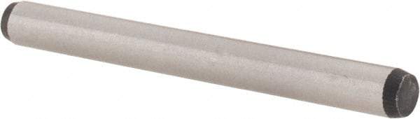 Value Collection - 5mm Diam x 50mm Pin Length Alloy Steel Standard Dowel Pin - C 58-62 Hardness, 9,270 Lb Breaking Strength, 1 Rounded End - Top Tool & Supply