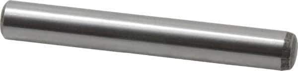 Value Collection - 8mm Diam x 60mm Pin Length Alloy Steel Standard Dowel Pin - C 58-62 Hardness, 23,700 Lb Breaking Strength, 1 Rounded End - Top Tool & Supply