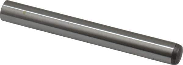 Value Collection - 8mm Diam x 70mm Pin Length Alloy Steel Standard Dowel Pin - C 58-62 Hardness, 23,700 Lb Breaking Strength, 1 Rounded End - Top Tool & Supply