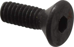 Value Collection - #1-72 UNF Hex Socket Drive, 82° Flat Screw - Alloy Steel, Black Oxide Finish, Fully Threaded, 1/4" OAL - Top Tool & Supply