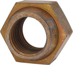 Made in USA - 1-1/2 - 6 UNC Grade L9 Hex Lock Nut with Distorted Thread - Top Tool & Supply