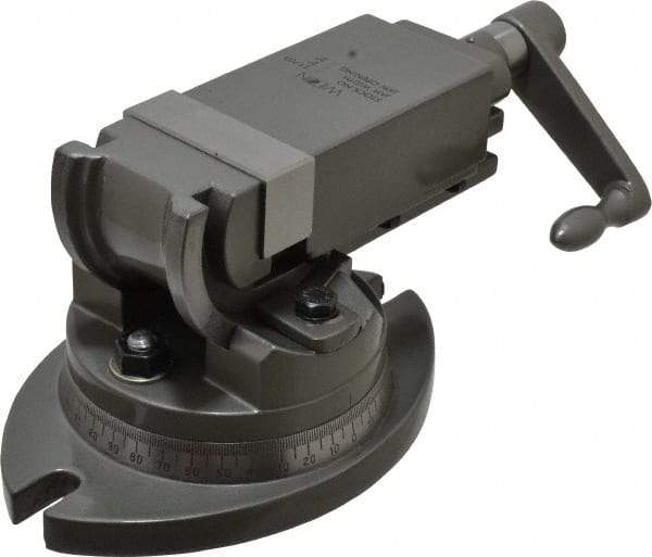 Wilton - 2" Jaw Width, 2" Jaw Opening Capacity, 2-Way Angle Swivel Machine Vise - Manual Operation, 1 Station, 8-29/32" Long x 5" High x 15/16" Deep, Alloy Steel - Top Tool & Supply