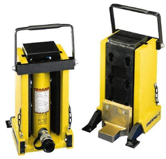 Enerpac - 20 Ton, 6.18" Stroke, 32 Cu In Oil Capacity, Portable Hydraulic Machine Lift Cylinder - 32 Cu In Oil Capacity - Top Tool & Supply